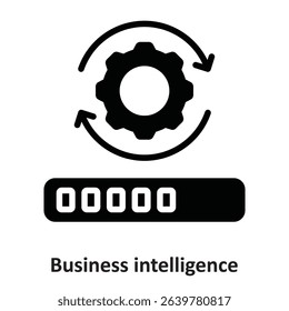 Business intelligence Vector Icon which can easily modify or edit
