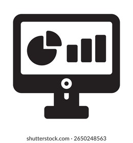 Icono de Vector de inteligencia empresarial que puede modificarse o editarse fácilmente
