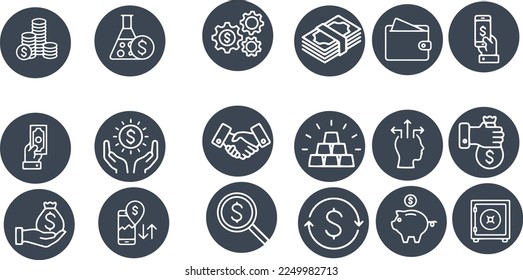 Business And Investment Lİne Icons