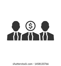 Business Investor Icon. Vector Graphics