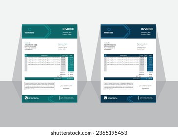 Business invoice template Invoicing quotes money bills or price invoices and payment agreement design templates Tax form bill graphic or payment receipt page
clean invoice template vector.