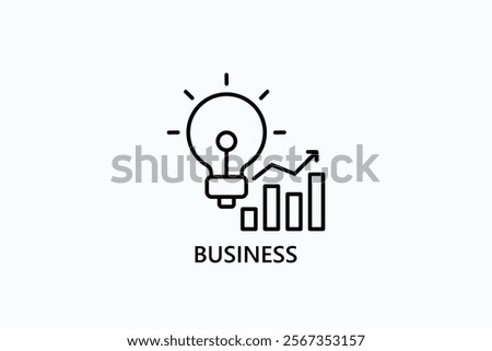 Business Isolated Vector, Icon Or Logo Sign Symbol Illustration