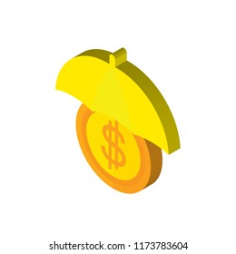 Business isometric left top view 3D icon