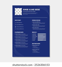 Aplicativos de trabalho de negócios CV e modelo de currículo limpo moderno design elegante fundo pessoal vetor criativo minimalista currículo capa retomar layout multiúso