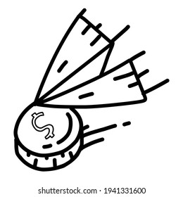 Business journeys hand drawn icon design, outline black, doodle icon, vector icon.