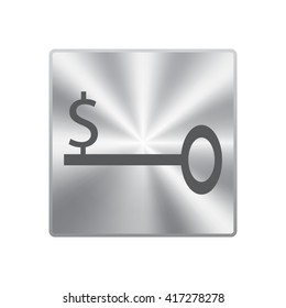 Business Key Icon Vector