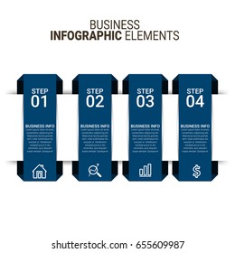 Business Key Infographics Template.