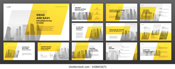 free keynote presentation templates yellow
