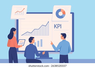 Business KPI Dashboard
Data Analysis and Reporting
Performance Metrics Review
Financial Growth Strategy
Team Analyzing Data