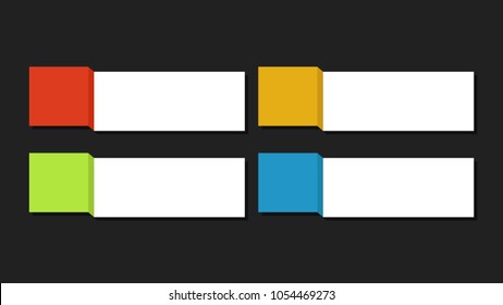 Business label vector. free space for text. 
