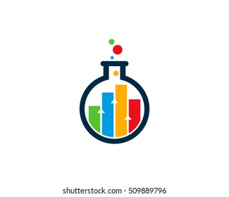 Business Labs Stats Logo Design Template