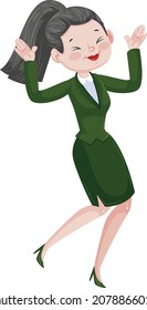 Business lady icon vector design 