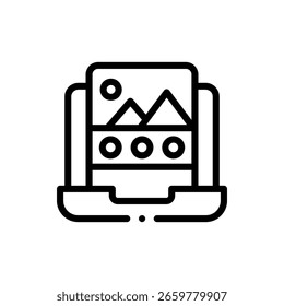 Design de notebook empresarial e computação profissional