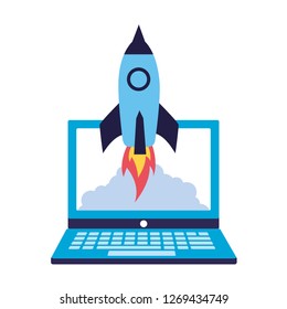 business laptop rocket