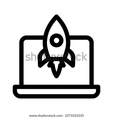 business launch icon or logo isolated sign symbol vector illustration - high quality black style vector icons