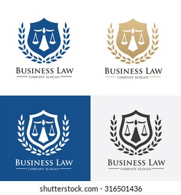 Business Law Firm Logo Template