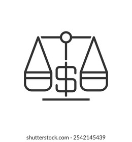 Business Law Icon - Legal Payment Icon