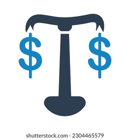 Business law,value icon free vector