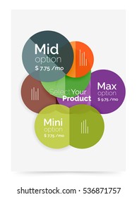 Geschäftslayout - Wählen Sie Ihr Produkt mit Beispieloptionen aus. Geometrische A4-Vorlage. Broschüre - Flyer, Präsentation oder Web-Design-Hintergrund