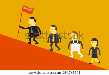 Business leader concept