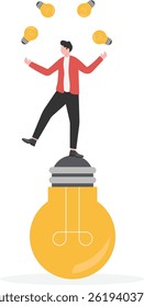 Business leaders lead their business to success by seeking out new ideas. to promote the business to grow

