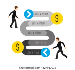 business leadership design, vector illustration eps10 graphic 