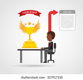 business leadership design, vector illustration eps10 graphic 