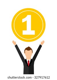 business leadership design, vector illustration eps10 graphic 