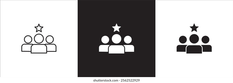 Business leadership icon. Manager icons. Icon symbol of leader, professional, mentor, motivation, teamwork, team, group, empowering, person, employee