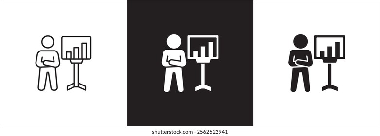 Business leadership icon. Manager icons. Icon symbol of leader, professional, mentor, motivation, group, empowering, person, employee