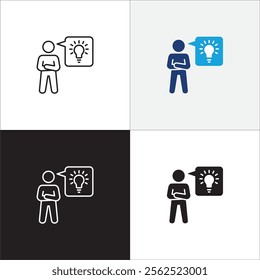 Business leadership icon. Manager icons. Icon symbol of leader, professional, mentor, motivation, group, empowering, person, employee