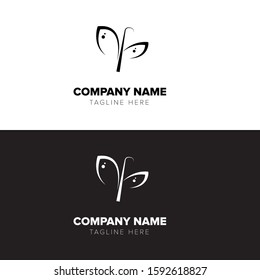 Business Leaf Variation Logo Design