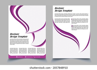 Business Leaflet Brochure Flyer Template Design Set vector files. Flyer, infographic, layout modern with colorful size A4, Front and back, Easy to use and edit.