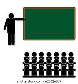 Business lecturing concept.