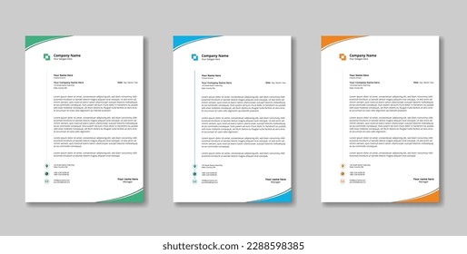 Business Letter head Design templet