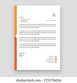 Business  Letter Head Templates For Your Project Design, Vector Illustration.