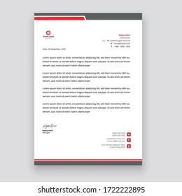 Business letter head templates for your project design, Vector illustration.