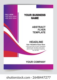 Business letterhead A4 design template