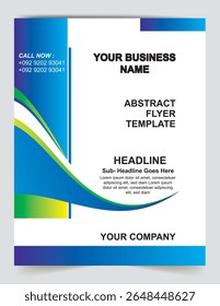 Business letterhead A4 design template