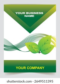 Business letterhead A4 design template