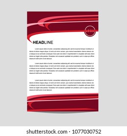 Business letterhead design