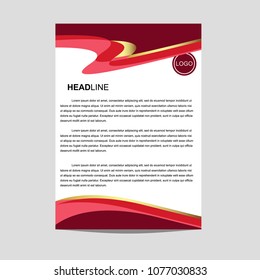 Business letterhead design