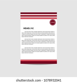 Business letterhead design