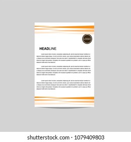 Business letterhead design