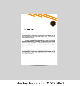 Business letterhead design