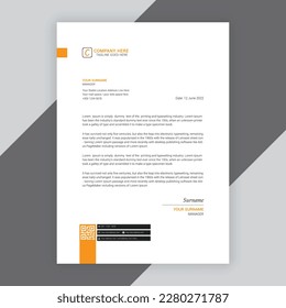 Business letterhead and  document vector template Design