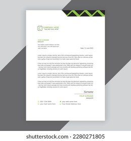 Business letterhead and  document vector template Design