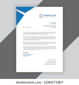 Business letterhead and  document vector template Design