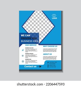 Business letterhead Flyer Template  Vector Design Corporate Creative business flyer or poster design template.