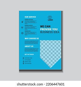 Business letterhead Flyer Template  Vector Design Corporate Creative business flyer or poster design template.